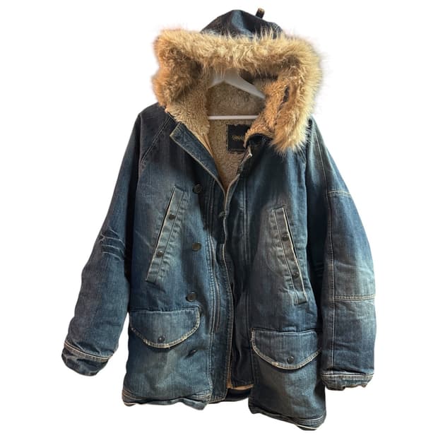 04aw 데님 패치 다잉 n3b 자켓