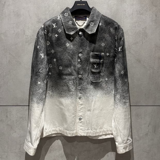 [4L size] 루이비통 모너그램 워크웨어 데님자켓