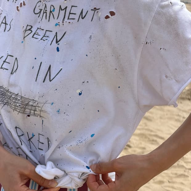 FRADECO REWORKED DISTRESSED T-SHIRT