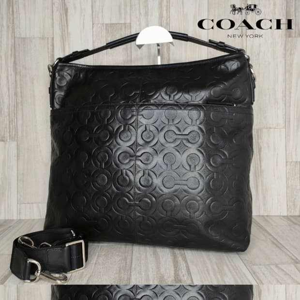 COACH 코치 레더 크로스백
