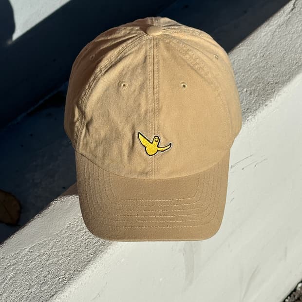 [F] 마크 곤잘레스 로고 베이지 볼캡 모자