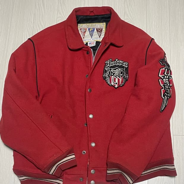 (2XL) 아비렉스 바시티 울 자켓