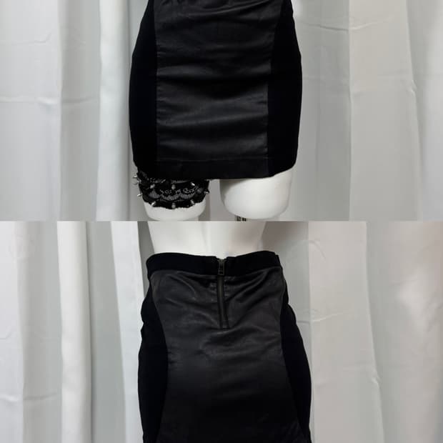 leather skirt