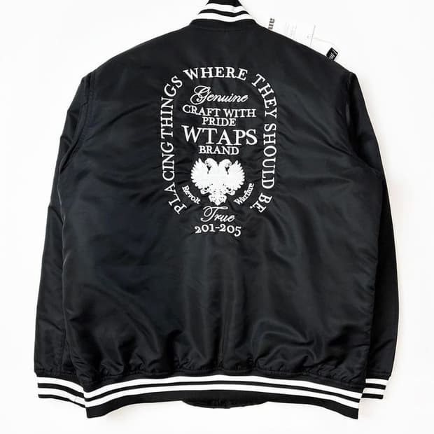 더블탭스 WTAPS 17FW 블루종 바시티 자켓 PN4983