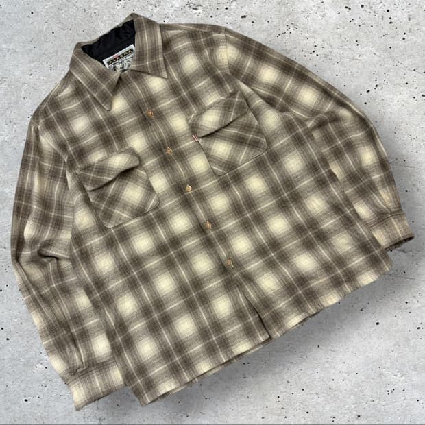 [XL] 리바이스 알레스카 ALASKA 투포캣 체크 셔츠 B684