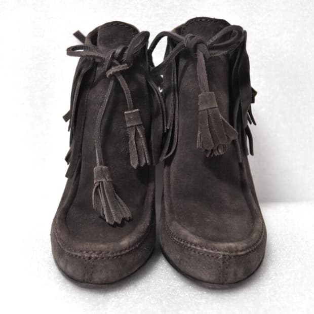 구찌/여성스웨이드부츠(사이즈220)정품