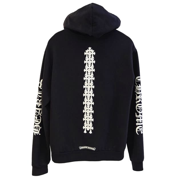 [M] 크롬하츠 세미터리 로고 후드티 블랙 TDEDH3WX