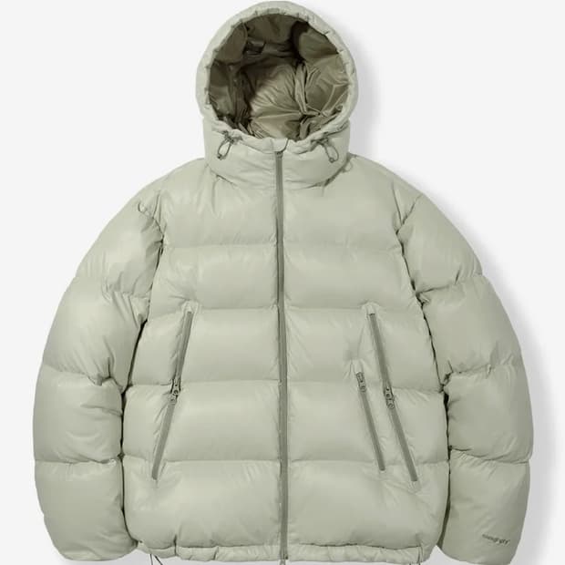 코드그라피 CGP RDS 유틸리티 덕다운 후드 숏패딩 카키 S