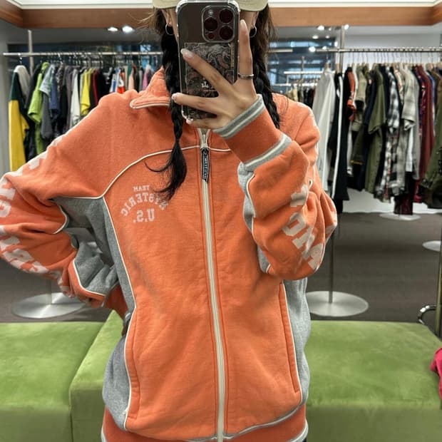 히스테릭글래머 풀 집업 자켓