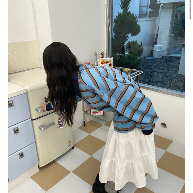 럭비 티셔츠 블루 