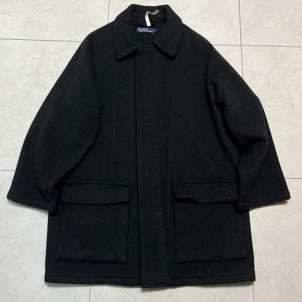 2003 두산 폴로 울 집업 발마칸 코트 M