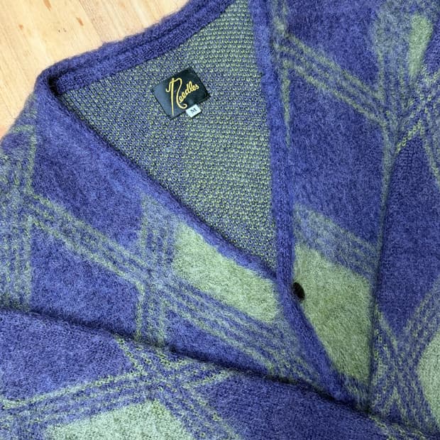 니들스 모헤어 가디건