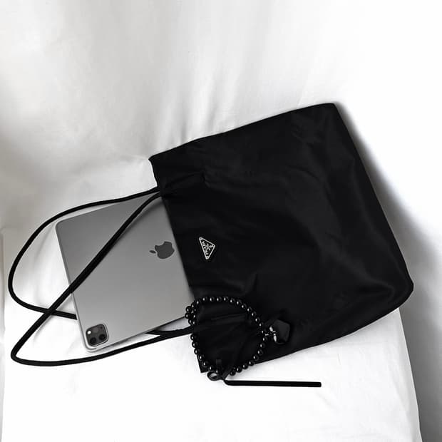 [정품 PRADA] 프라다 포코노 나일론 쇼퍼백 숄더백