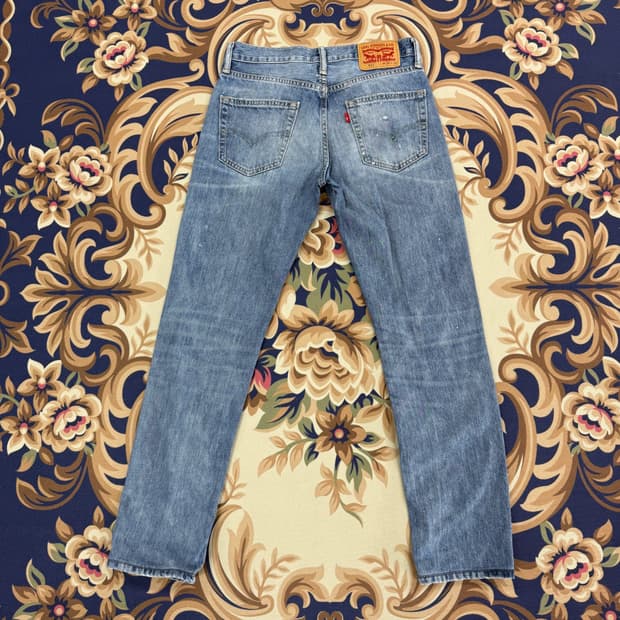 (30)리바이스 Levis 511 데미지 워싱 데님팬츠
