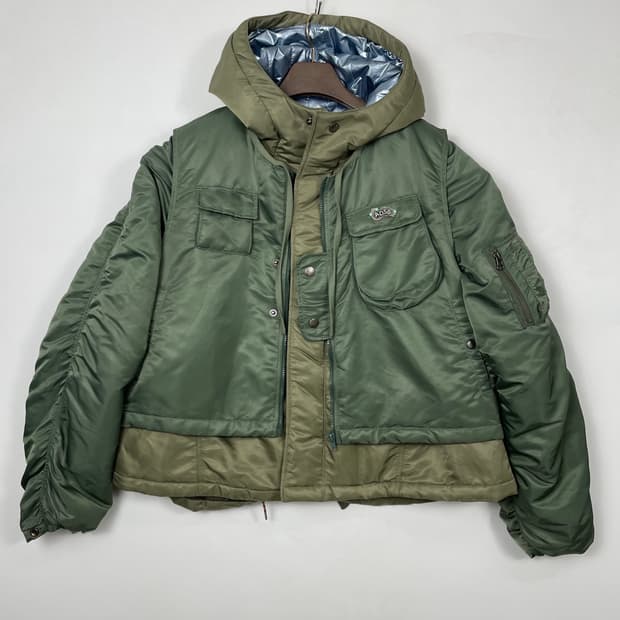 앤더슨벨 헤이든 베스트 레이어드 패디드 자켓 L/XL