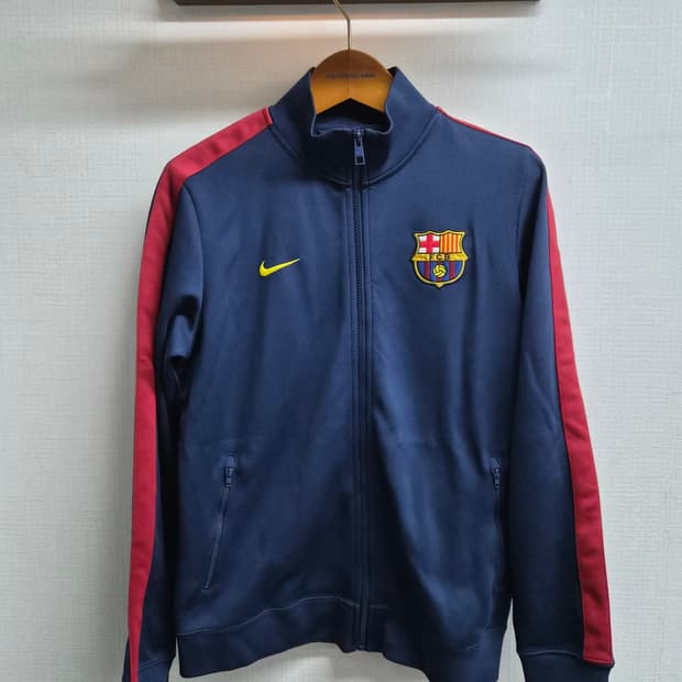 L/100) 나이키 14/15 시즌 바르셀로나 트랙탑 져지 팝니다