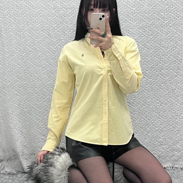 폴로 랄프로렌 빈티지 스프링 옥스포드 셔츠 10 C10307