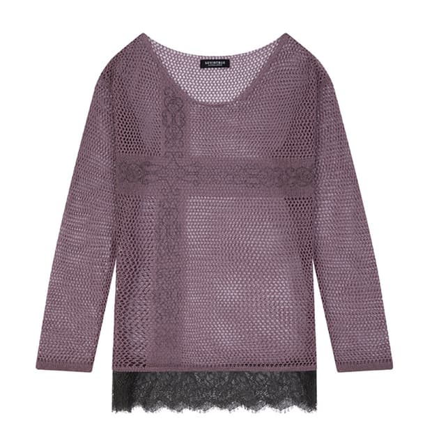 luvistrue SY LACE NET KNIT(INDIE PINK)