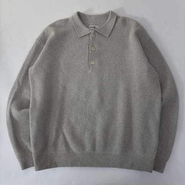 러프사이드 카라 니트 