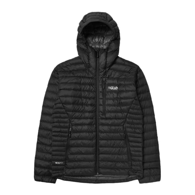 [M] RAB 랩 마이크로라이트 알파인 자켓 블랙 경량 패딩