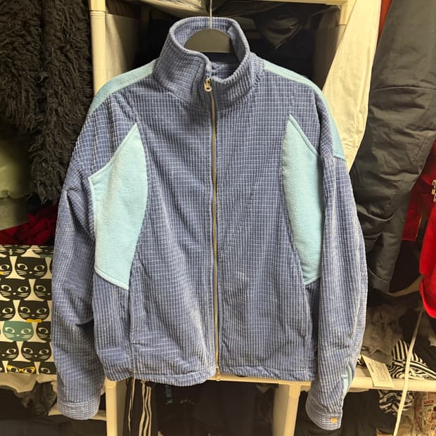 에드오프 BRIC 체크 자켓 블루