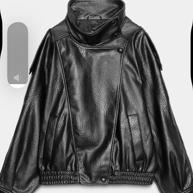 자라 레더 자켓 