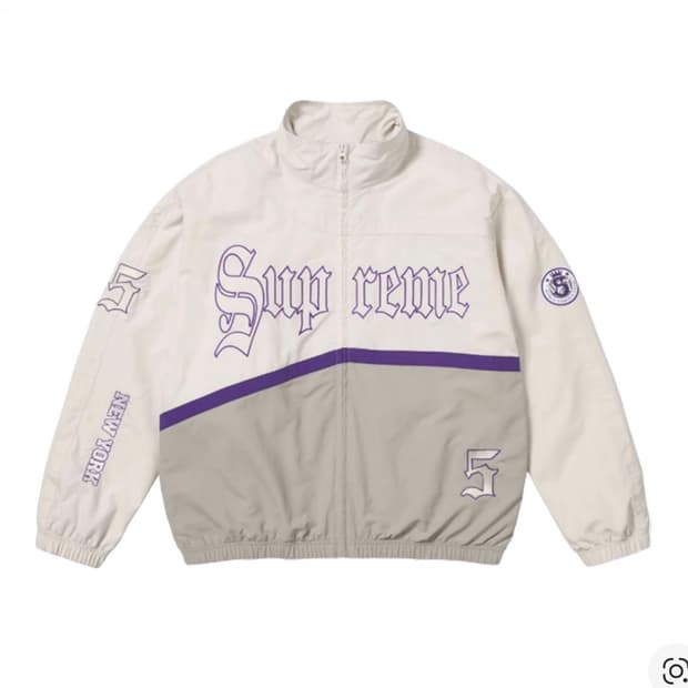 슈프림 올드 잉글리쉬 트랙자켓