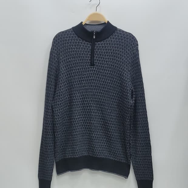 LANVIN 랑방 하프 집업 모 100% 니트 / 남 L
