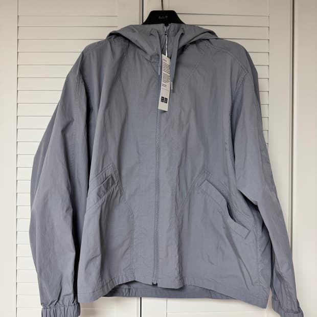 유니클로 르메르 후드 블루종 / 사이즈 L / 그레이 / 새상품 