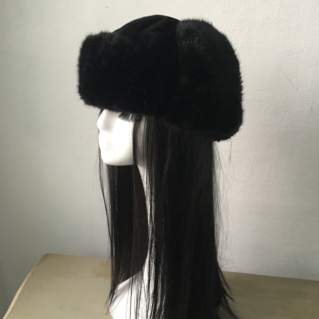  fake fur tooper hat