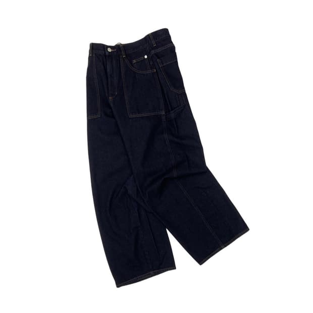 rokh x GU WIDE DENIM PANTS