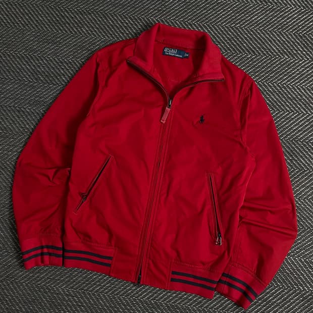 폴로 랄프로렌 포니 로고 트윌 코튼 해링턴 자켓 y 2949