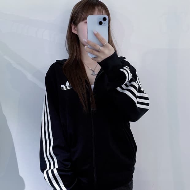 아디다스 블랙 파이어버드 트랙탑