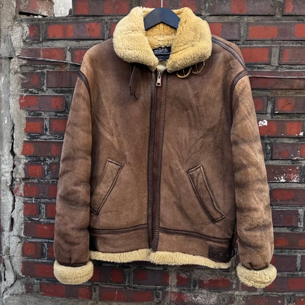 미공군 오리지널 양가죽 B-3 무스탕 