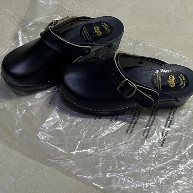 피이뒤시엘 클로그 스칸디나비안 잭 블랙 36 뮬