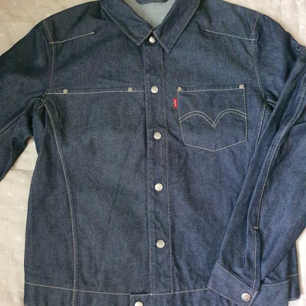 리바이스 Levi's 엔지니어드 진 트러커 데님 자켓 L 데드스탁