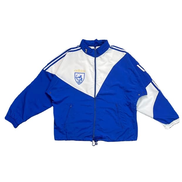 ADIDAS 윈드브레이커 블루 M