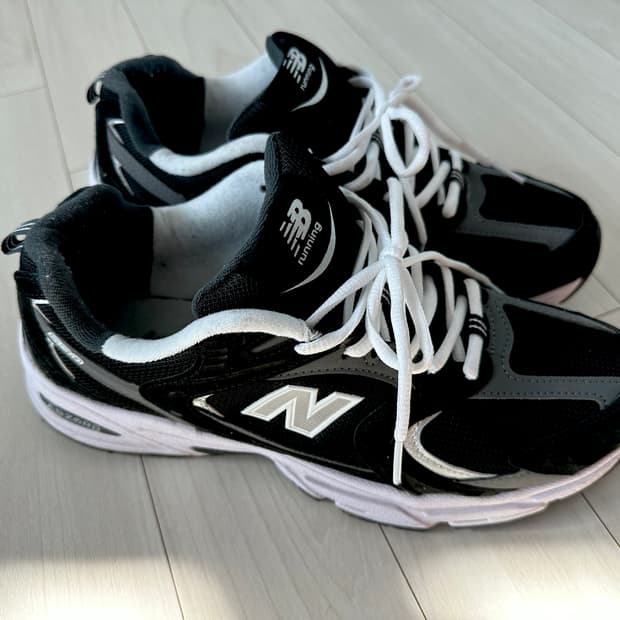 뉴발란스 530 블랙 운동화 신발 팝니다!