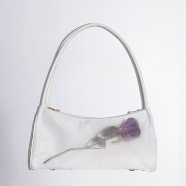Sculptor keepsake mesh bag 장미백 히메갸루 방꾸템