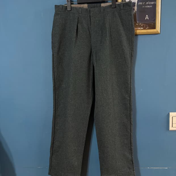 60-70‘s Swiss army side line Wool Pant.