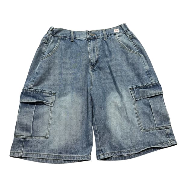✨ (바배) 빈티지 카고 뒷밴딩 팬츠 반바지