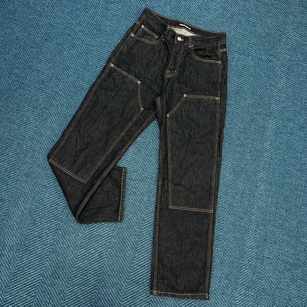 [W30L30] 인세인개러지 X 비디알 더블니 청바지