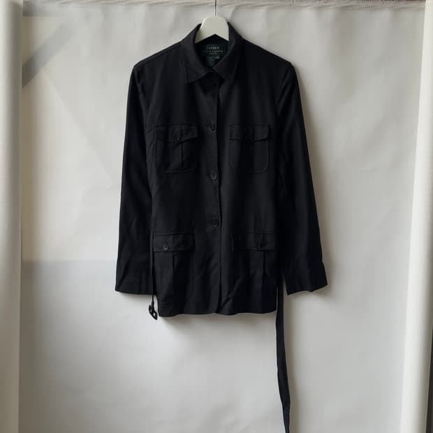 [Lauren Ralph Lauren] Black Silk Utility