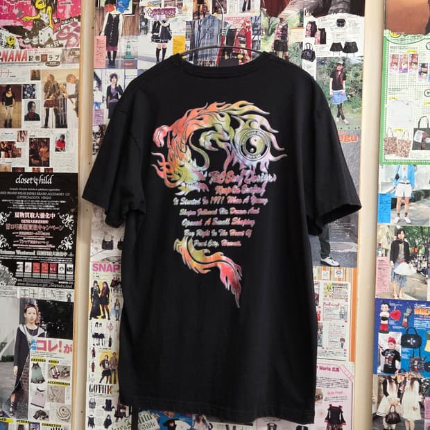 JPN T&C SURF 레인보우 프린팅 반팔