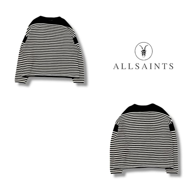  올세인츠 스트라이프 니트 y14131
