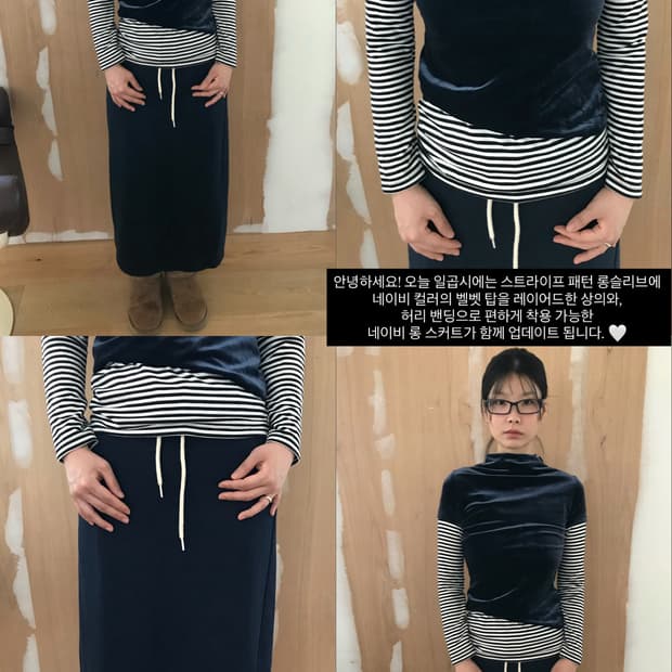 vintage navy velvet top