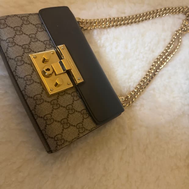 구찌 패드락 미니체인 숄더백