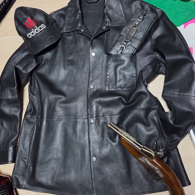 ZARA 양가죽 자켓 초어 오버셔츠 카코트 쉽스킨 코트