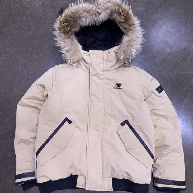 뉴발란스 패트롤 숏패딩 덕다운 패딩점퍼 L