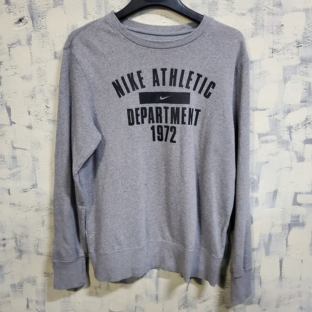 나이키  맨투맨 그레이 